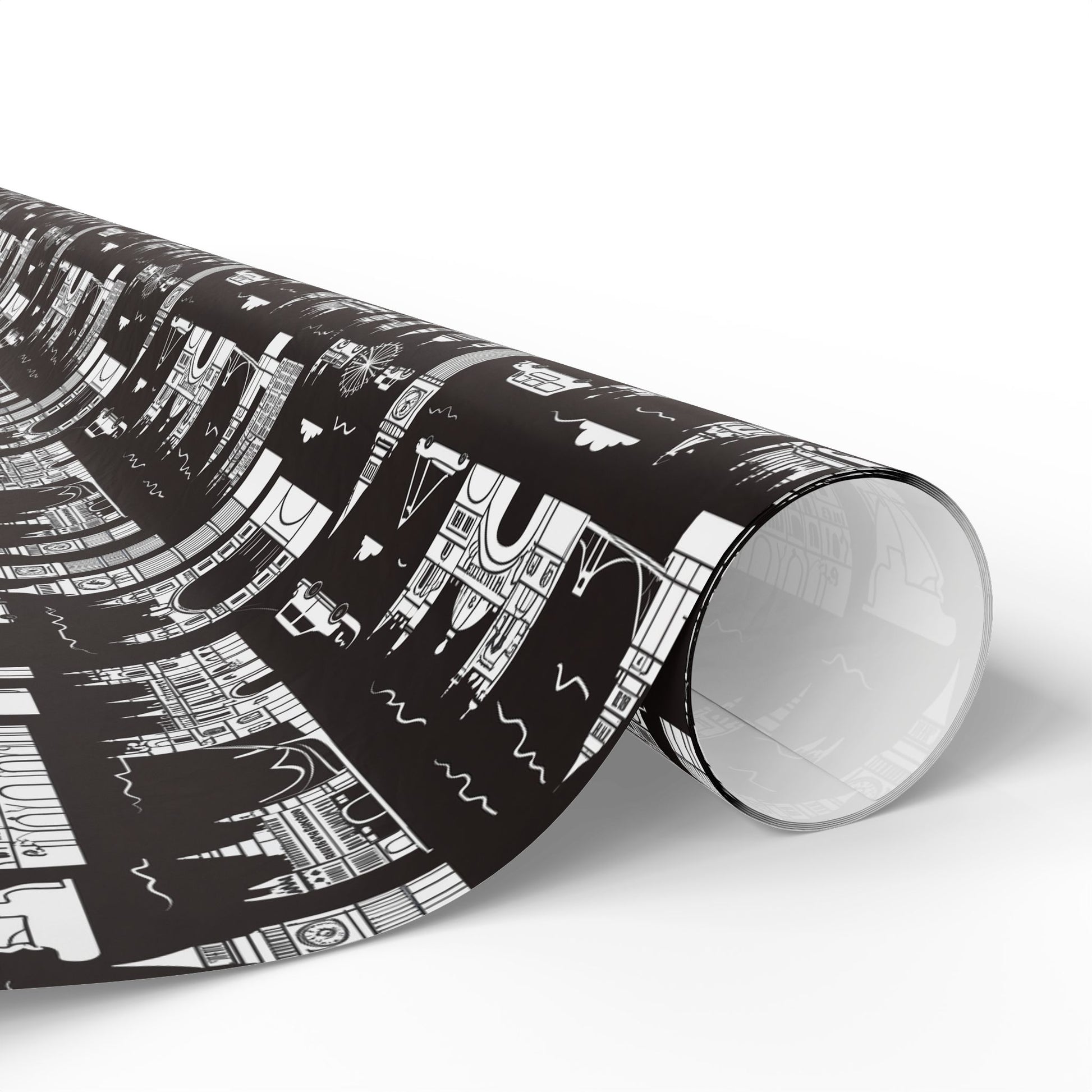 Wrapping Papers - Stylish Abstract Cityscape Design