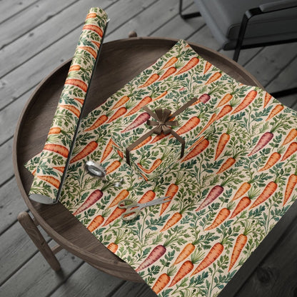 Playful Carrot Gift Wrap