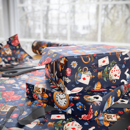 Elegant Wonderland Wrapping Paper - Ideal for Your Tea Party Presents