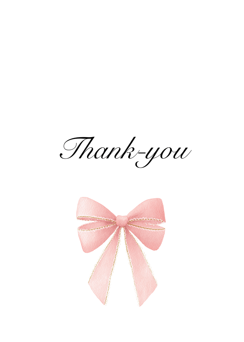Thank You Cards – 25 Pack | Blank Inside
