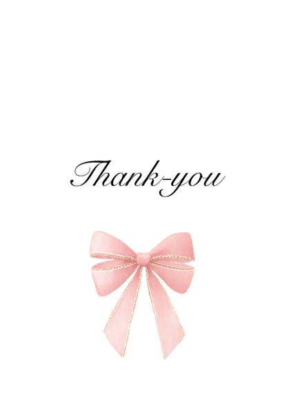 Thank You Cards – 25 Pack | Blank Inside
