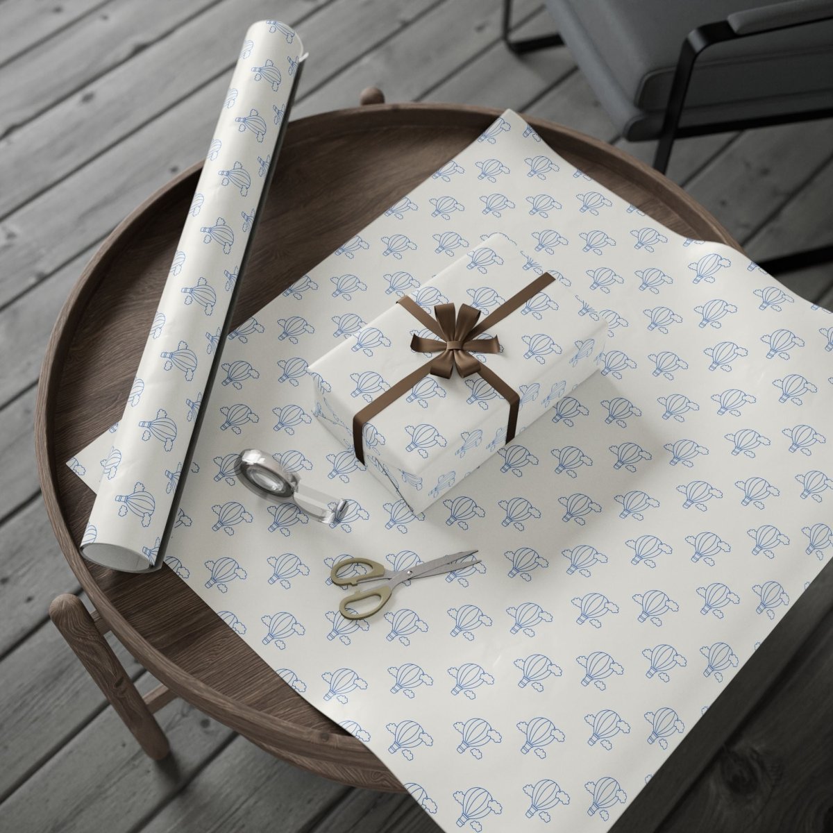 Hot Air Balloon Gift Wrap Roll