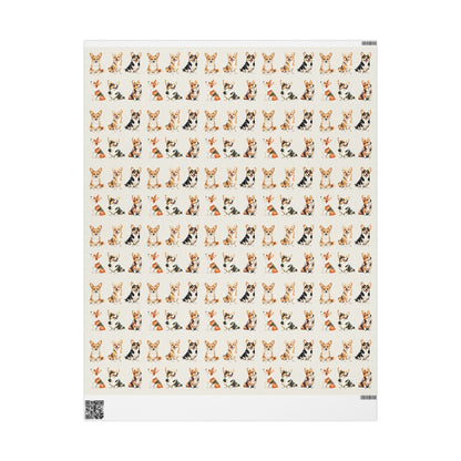Corgi Wrapping Paper Rolls