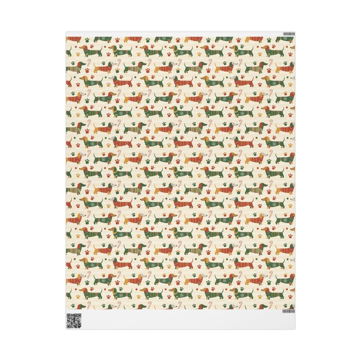 Merry Stretchmas – Dachshund Christmas Paper