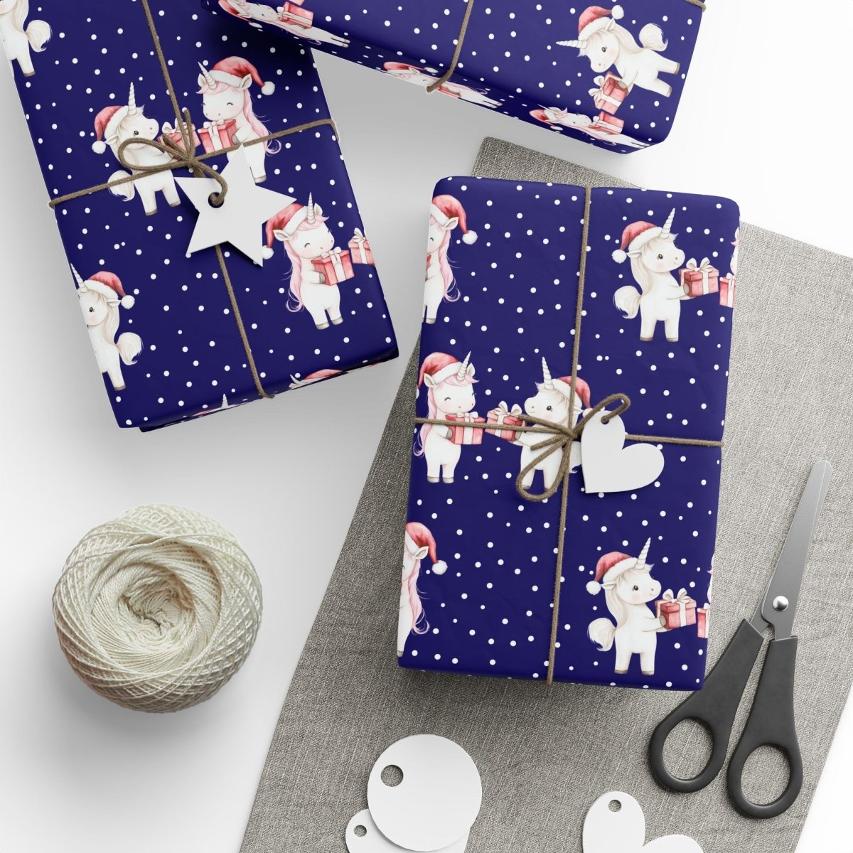 Enchanted Noel – Unicorn Wrapping Paper