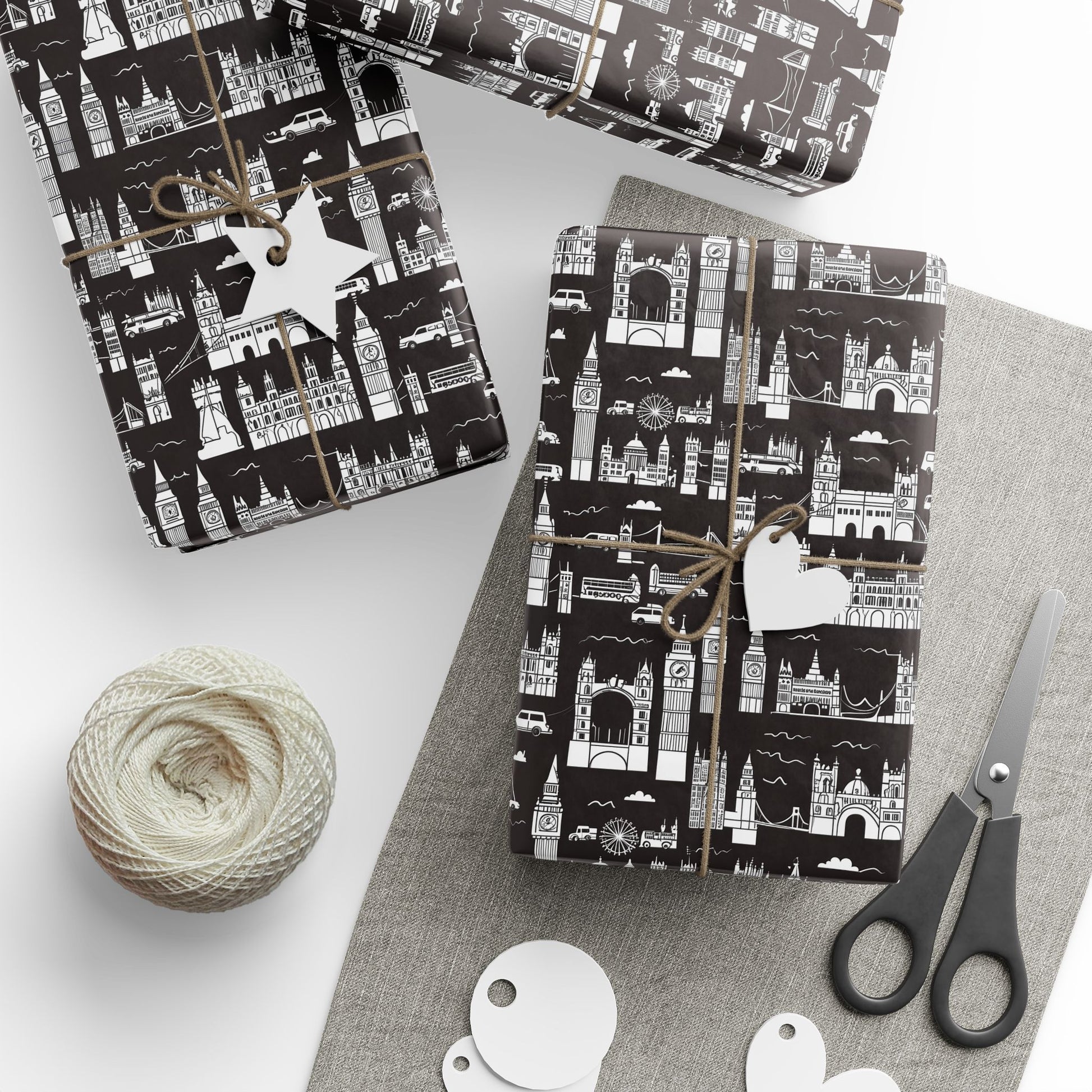 Wrapping Papers - Stylish Abstract Cityscape Design