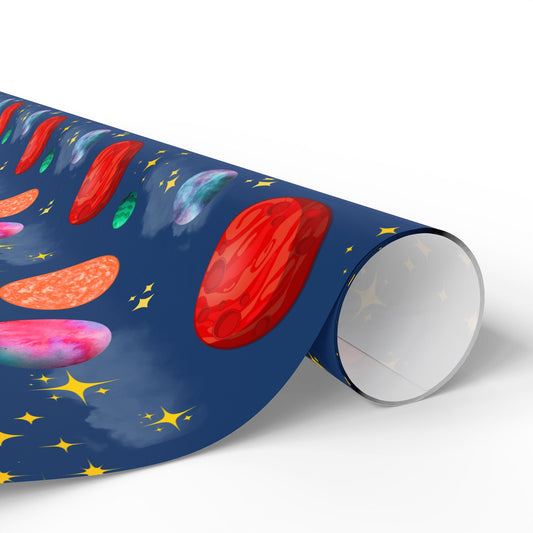 Cosmic Wrapping Paper for Unique Gift Giving - Lokipawz