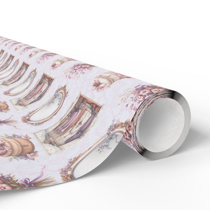 Elegant Wedding or Bachelorette Vintage Wrapping Paper