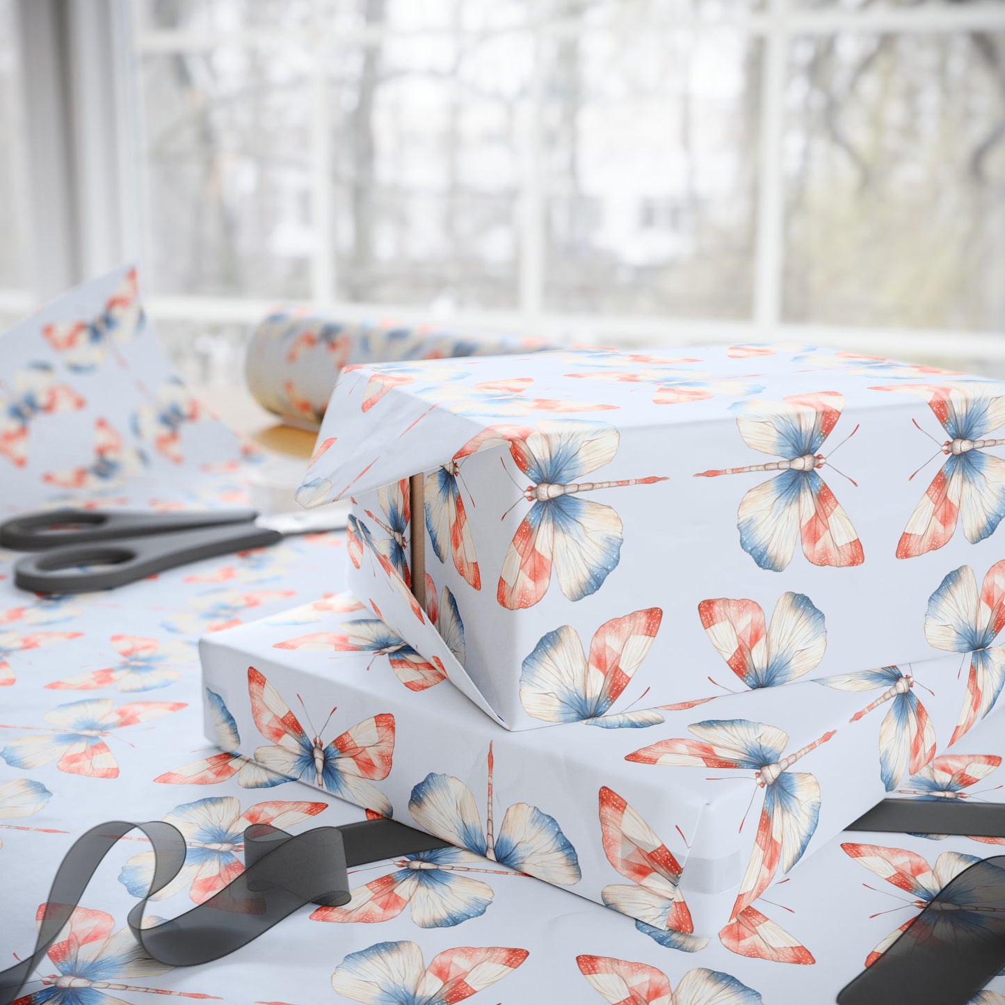 4th of July Firefly Wrapping Paper