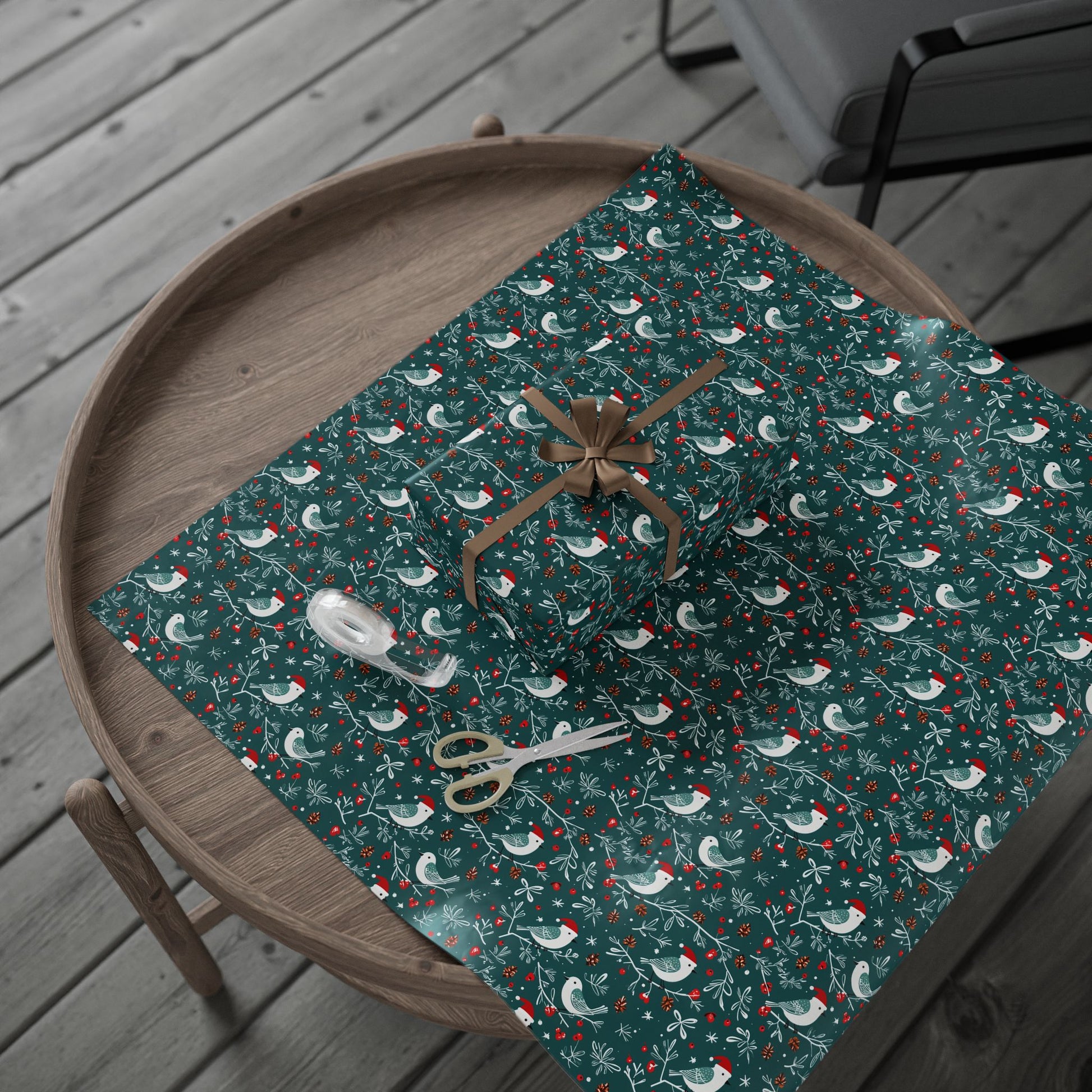 Chirp, Chirp, Hooray! Holiday Wrapping Paper