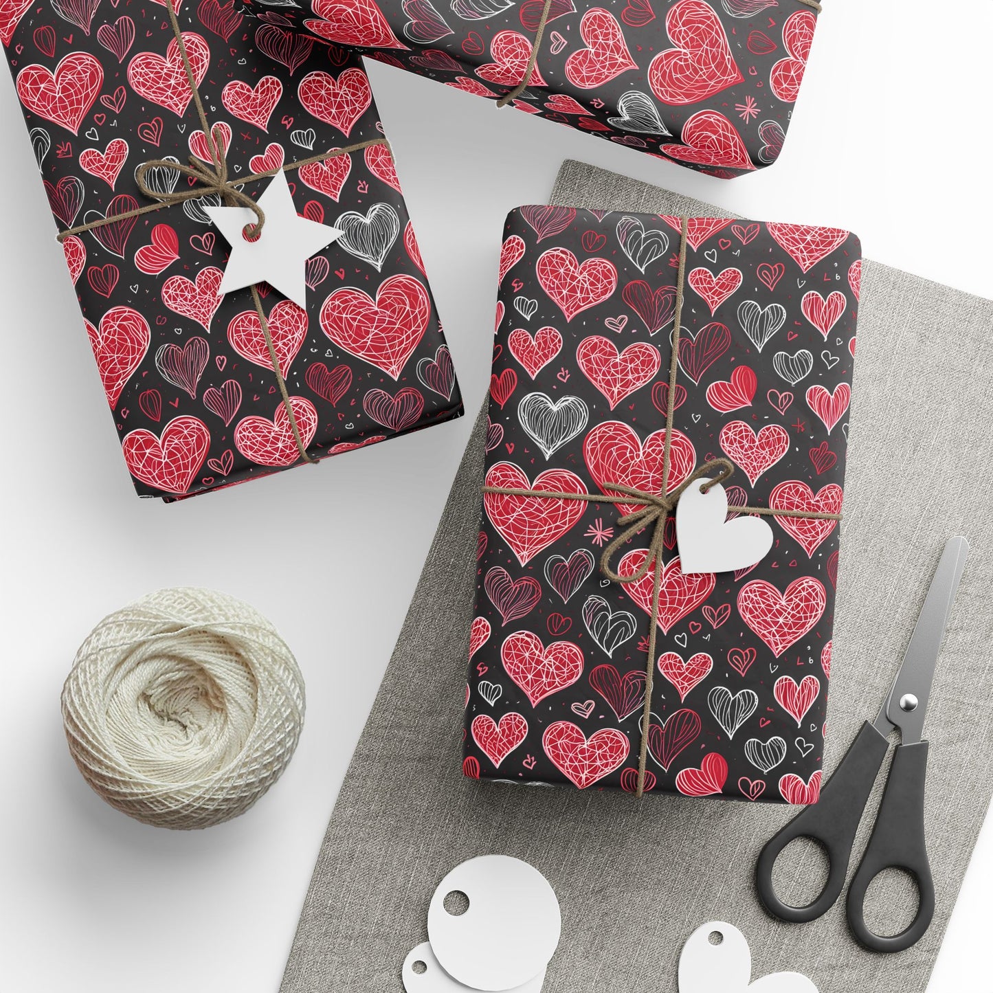 Heart Pattern Wrapping Paper