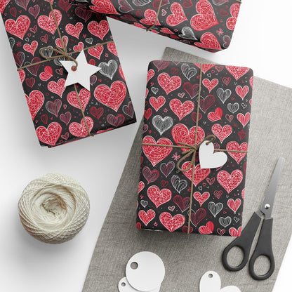 Heart Pattern Wrapping Paper