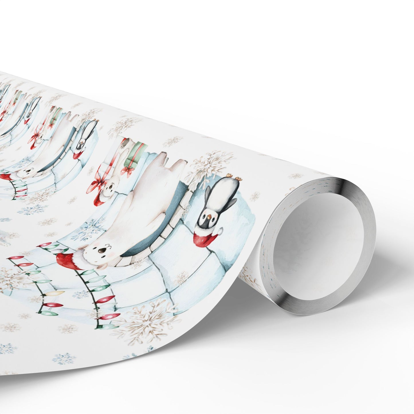 Igloo & Let It Snow – Arctic Friends Christmas Wrapping Paper