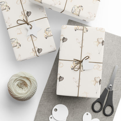 Just Married Gift Paper
