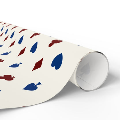 Royal Flush – Whimsical Card Suit Wrapping Paper