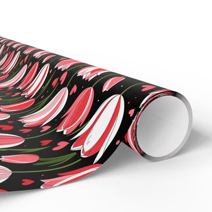 Elegant Pink Tulip Wrapping Paper