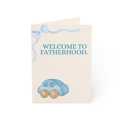 Welcome to fatherhood. | You'll never poop alone again. | Funny Greeting Card