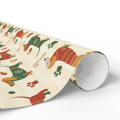 Merry Stretchmas – Dachshund Christmas Paper