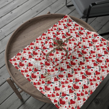 Queen of Hearts Playing Cards with Roses Being Painted Red