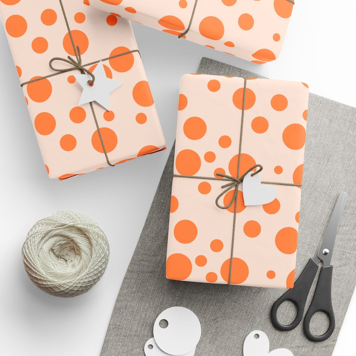 Orange Dot Delight – Whimsical Wrap