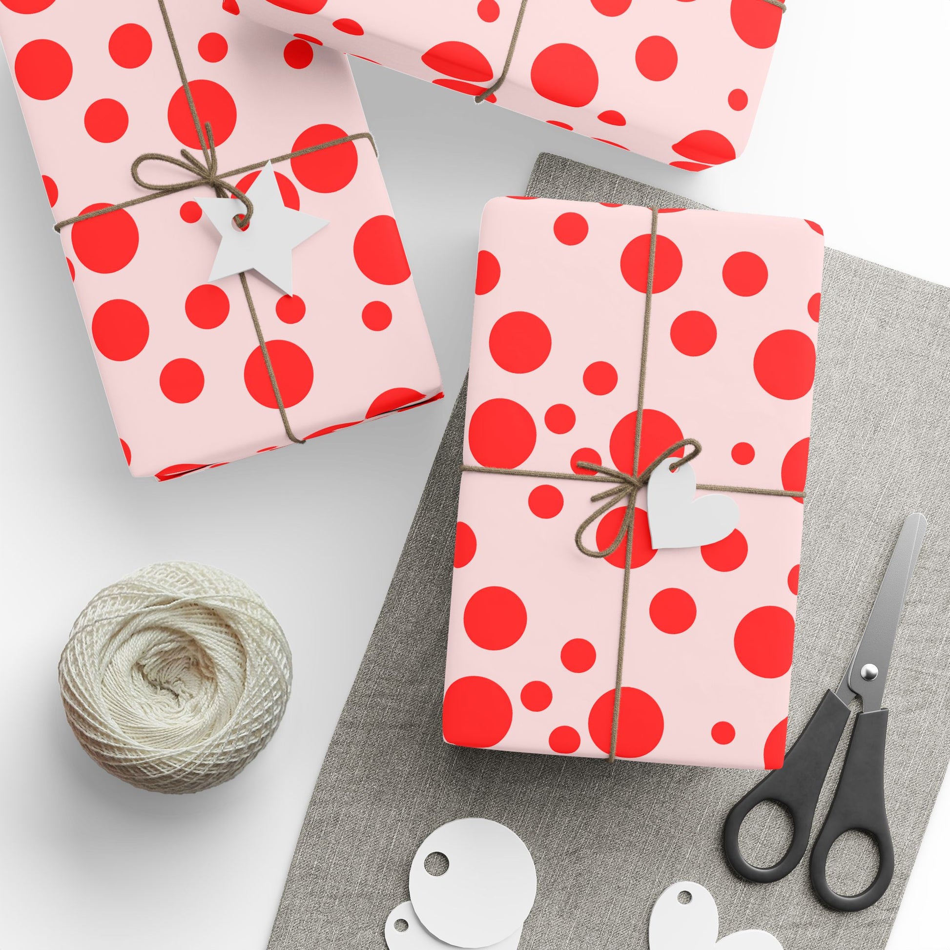 Polka Party – Playful Pink & Red Wrap