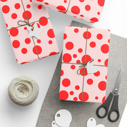 Polka Party – Playful Pink & Red Wrap
