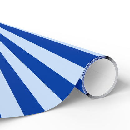 Blue Elegance – Sophisticated Striped Wrap