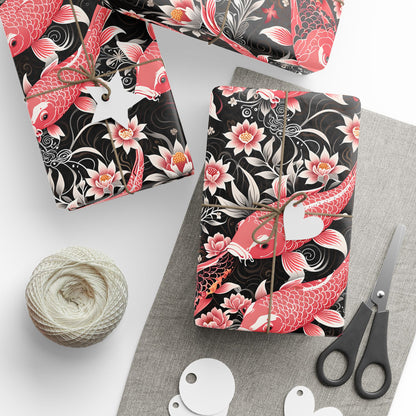 Koi Elegance – Graceful Gift Wrap