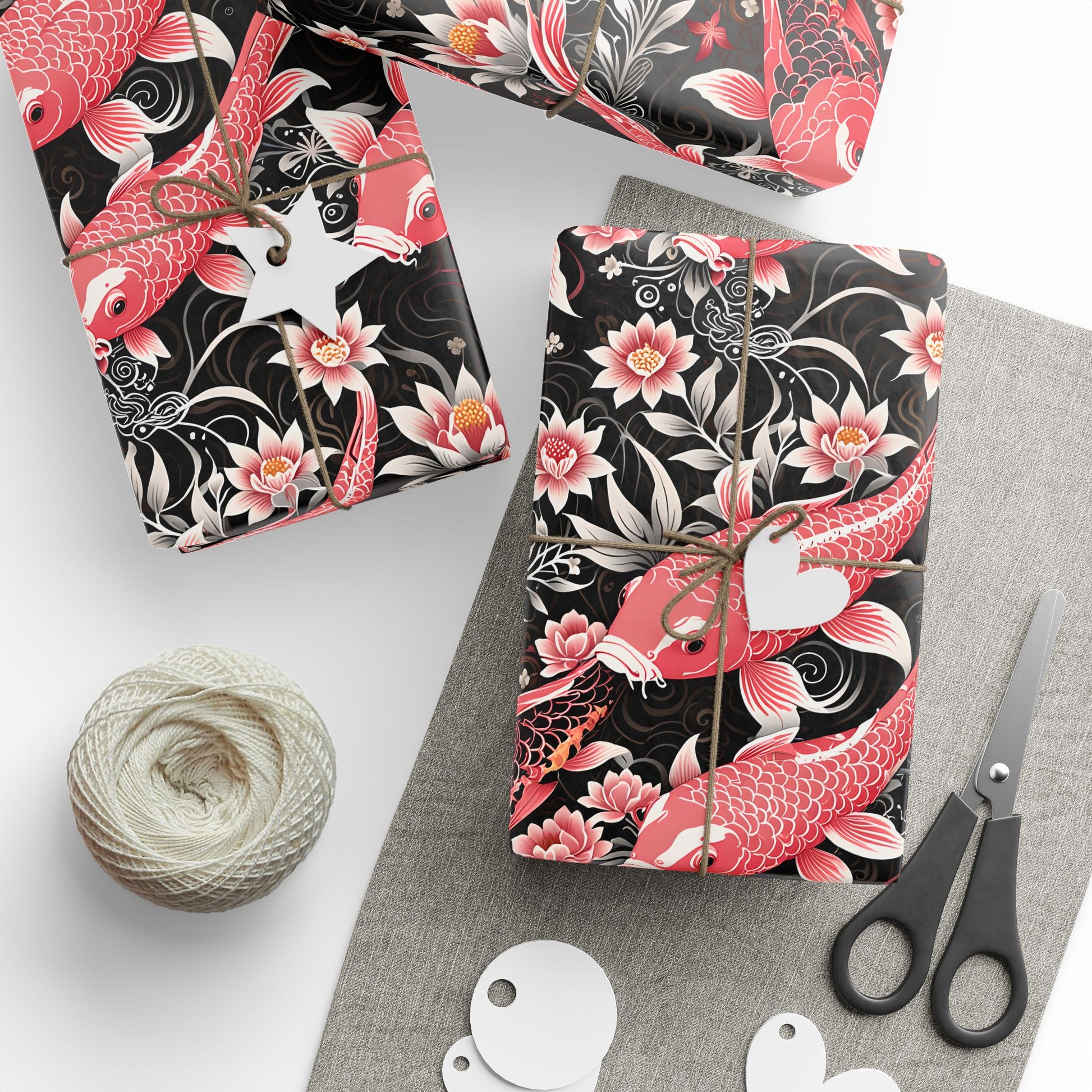 Koi Elegance – Graceful Gift Wrap