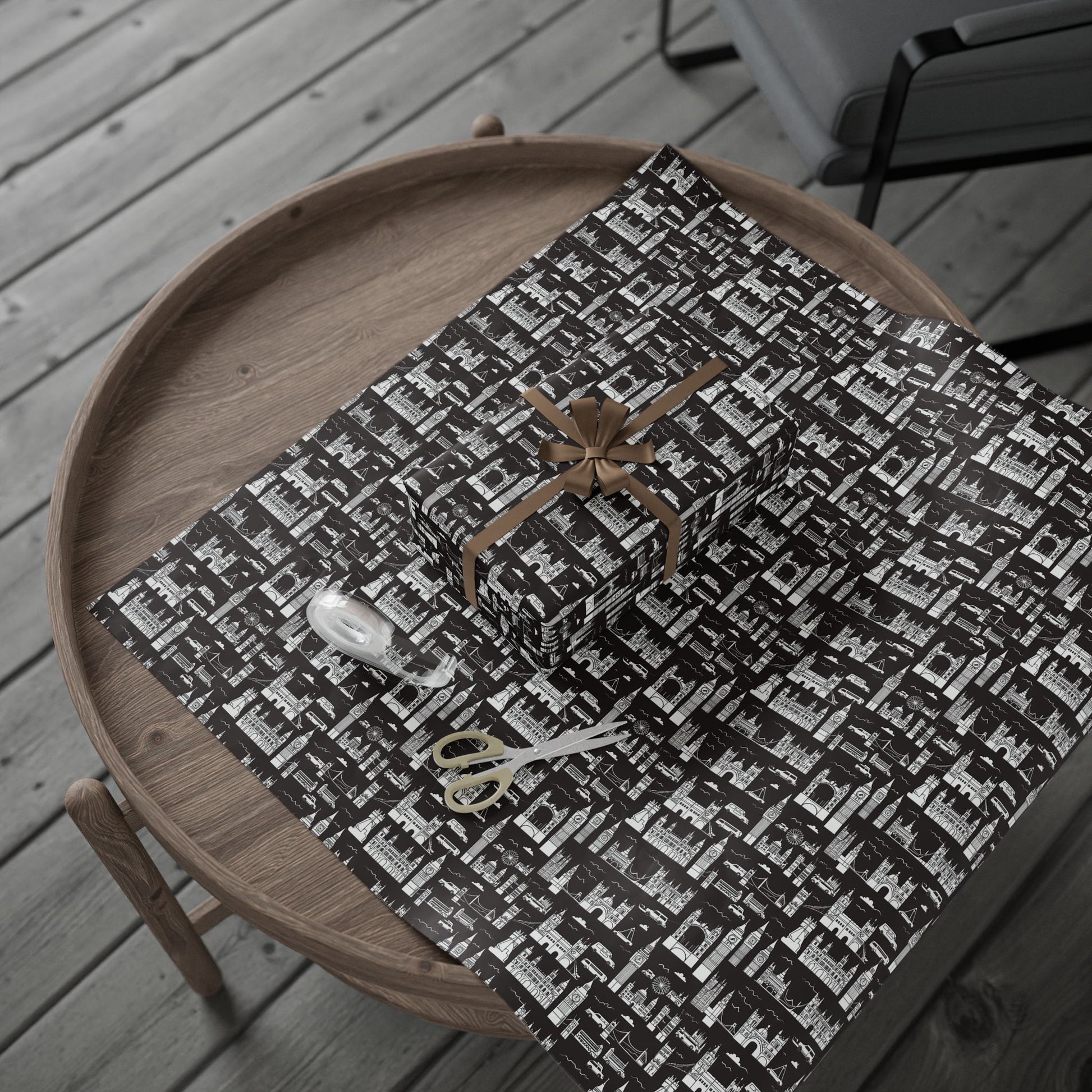Wrapping Papers - Stylish Abstract Cityscape Design