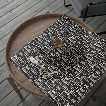 Wrapping Papers - Stylish Abstract Cityscape Design