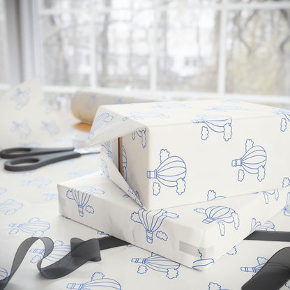 Hot Air Balloon Gift Wrap Roll