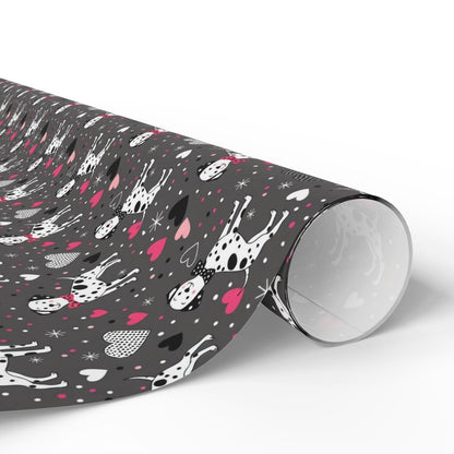 Spot On Sweetheart – Dalmatian Love Wrapping Paper