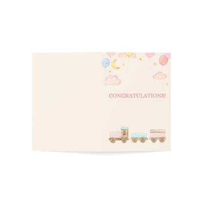 Congratulations! | You're now responsible for keeping a tiny drunk person alive. | Funny Greeting Card