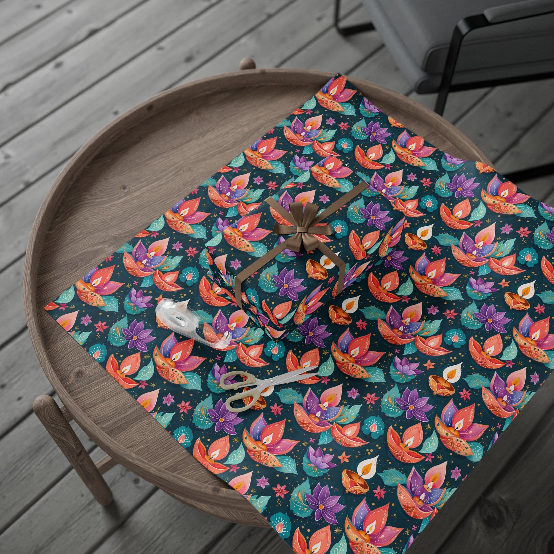 Diwali Aqua Festival Wrapping Papers