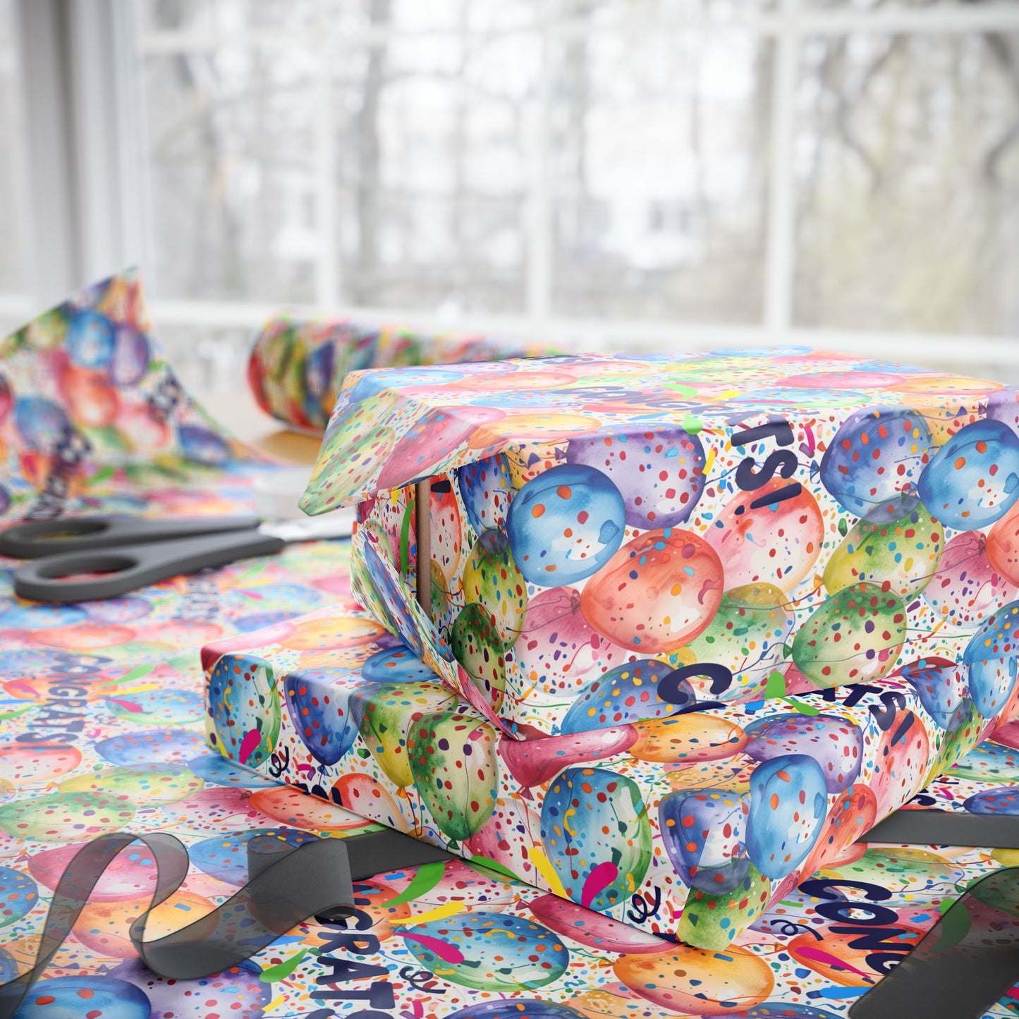 Colorful Celebration Wrapping Paper
