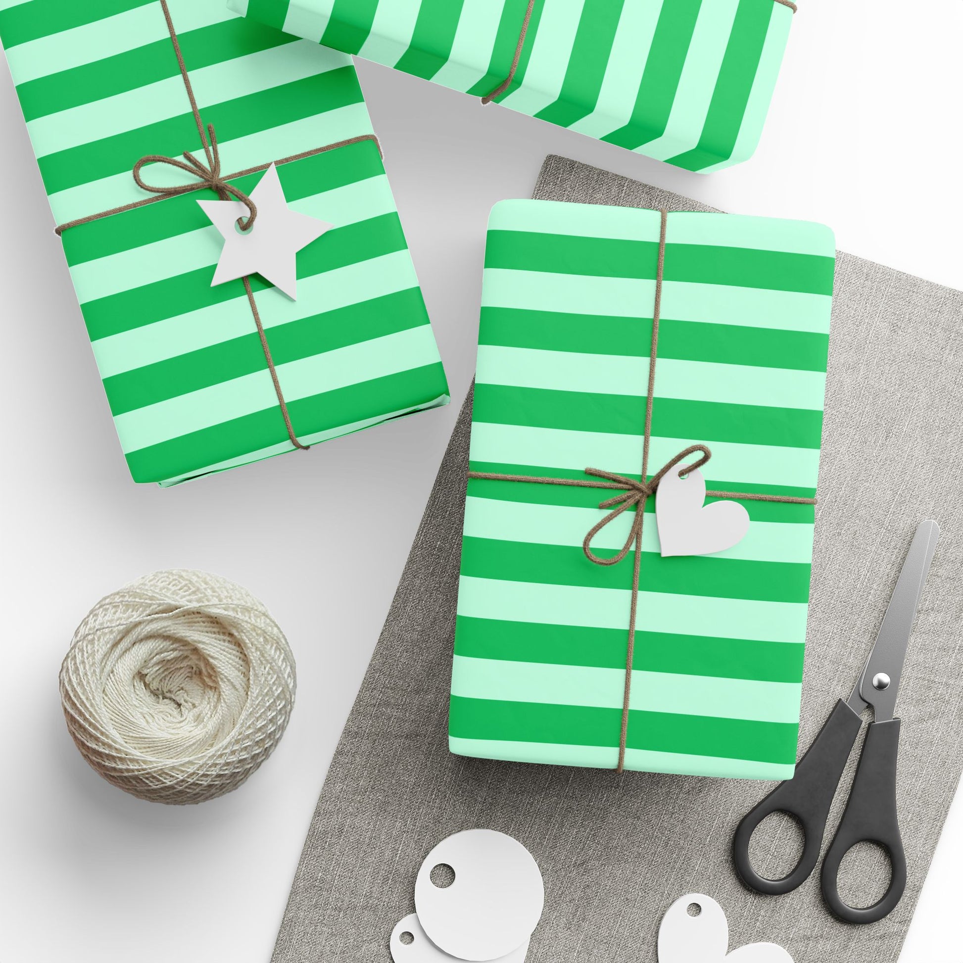 Go Green & Gift Happy – Fun Striped Wrap
