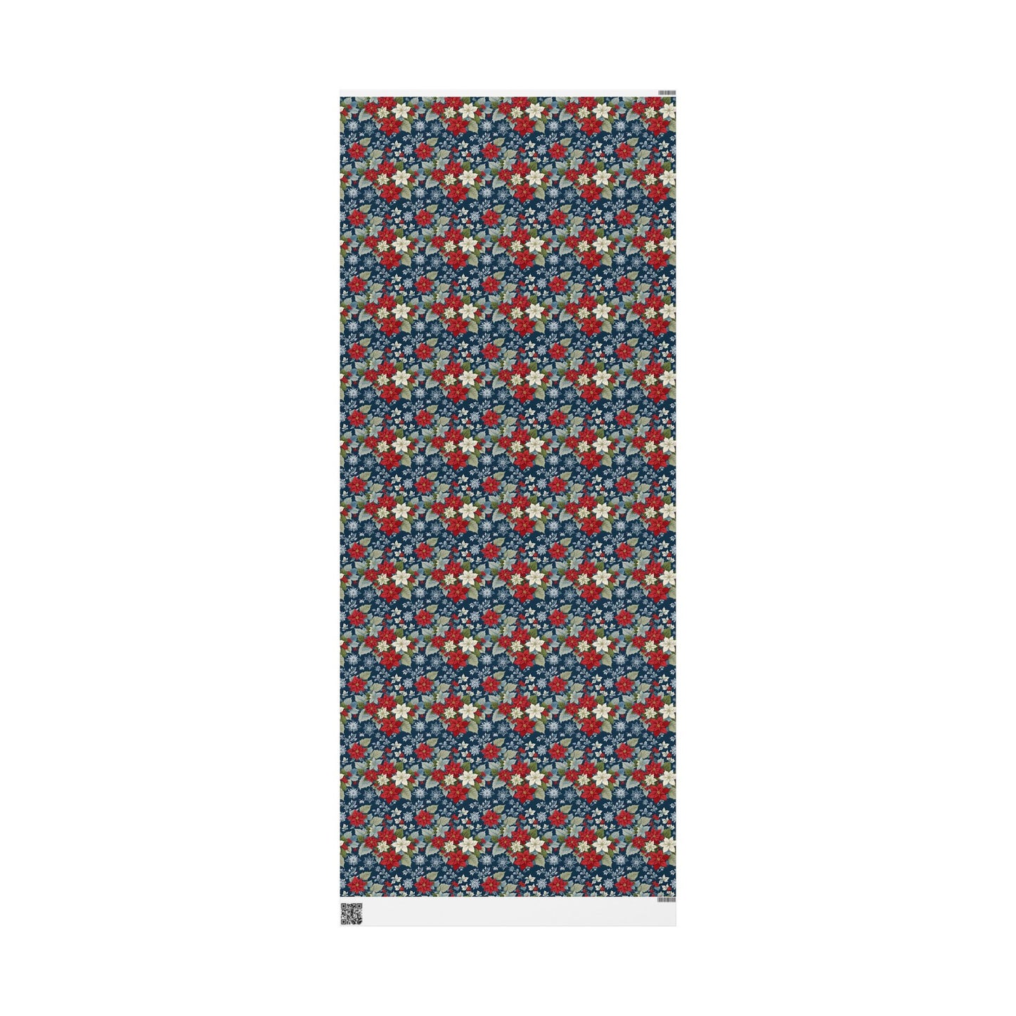 Festive Floral Christmas Wrapping Paper