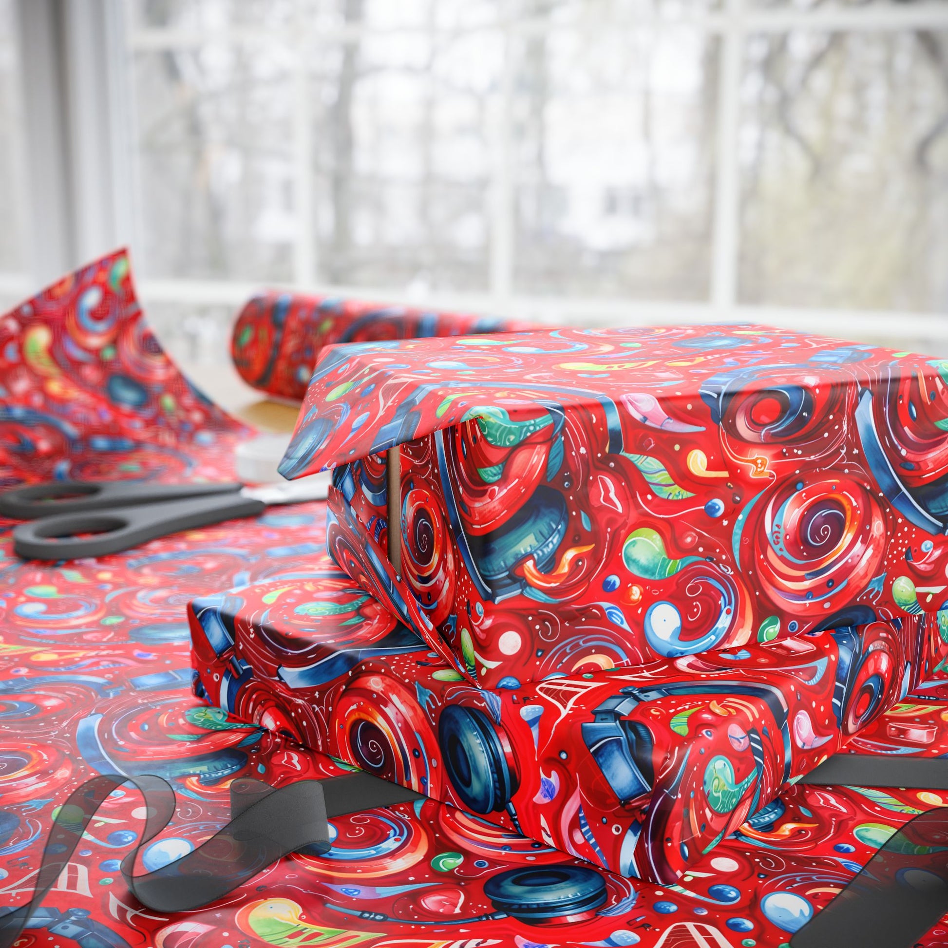 Electric Melody – Bold Music Wrapping Paper