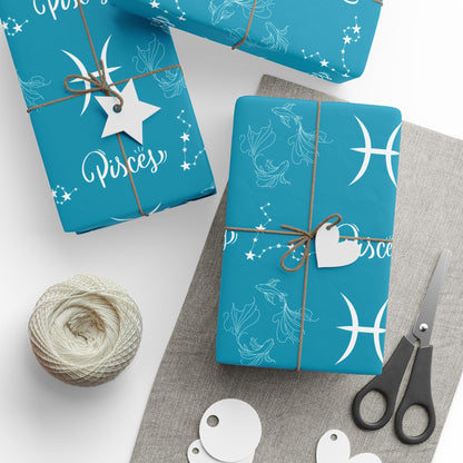 Go With the Glow – Pisces Zodiac Wrapping Paper