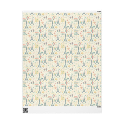 Paris, Pastels & Daydreams – Whimsical Paris Wrapping Paper