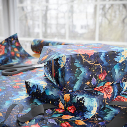 Floral Fantasy Wrapping Paper - Elegant Gift Wrap