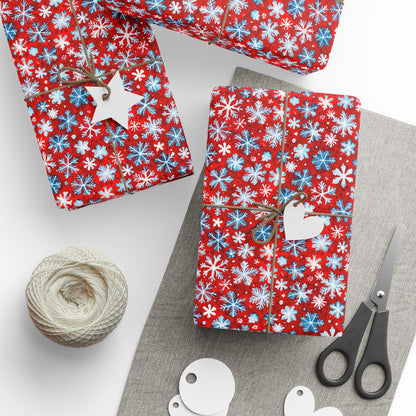 Festive Snowflake Wrapping Papers for All Occasions