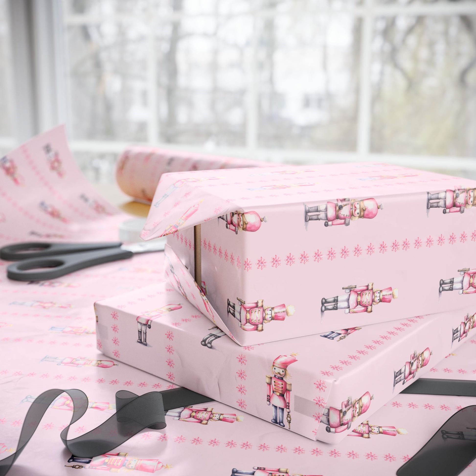 Pink Parade – Nutcracker Dreams Wrapping Paper