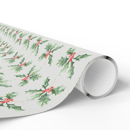 Holly Jolly Snaps – Classic Christmas Berry Wrapping Paper