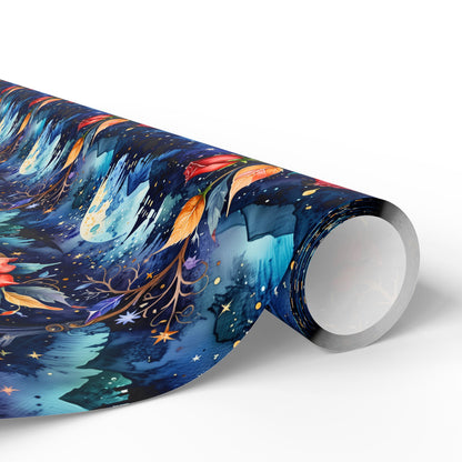 Floral Fantasy Wrapping Paper - Elegant Gift Wrap