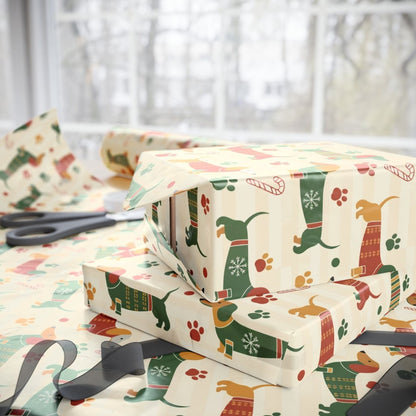 Merry Stretchmas – Dachshund Christmas Paper