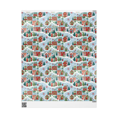 Whimsi - Village Wonderland – Cozy Christmas Town Wrapping Paper