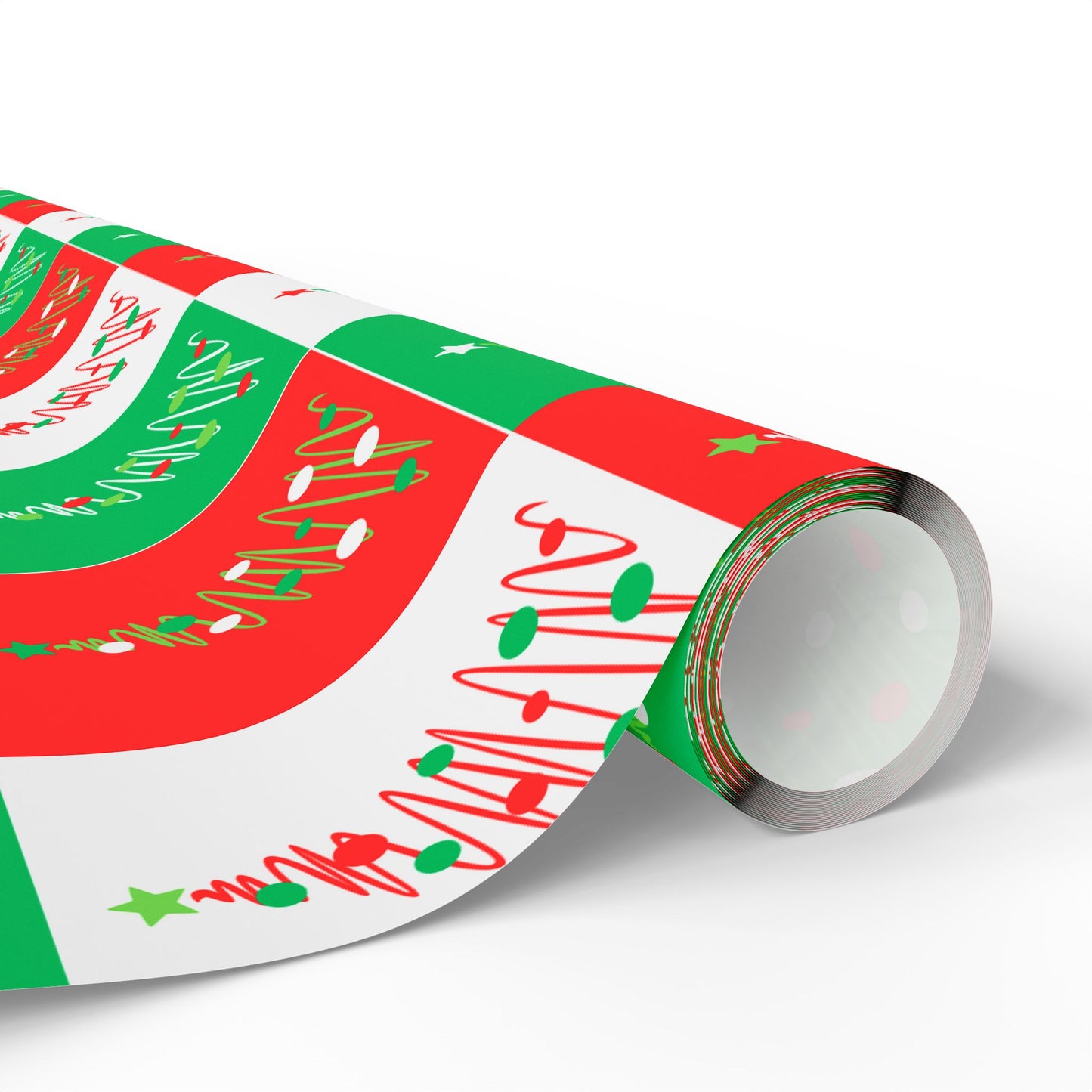 Pop - Tinsel Trees – Modern Graphic Christmas Wrapping Paper