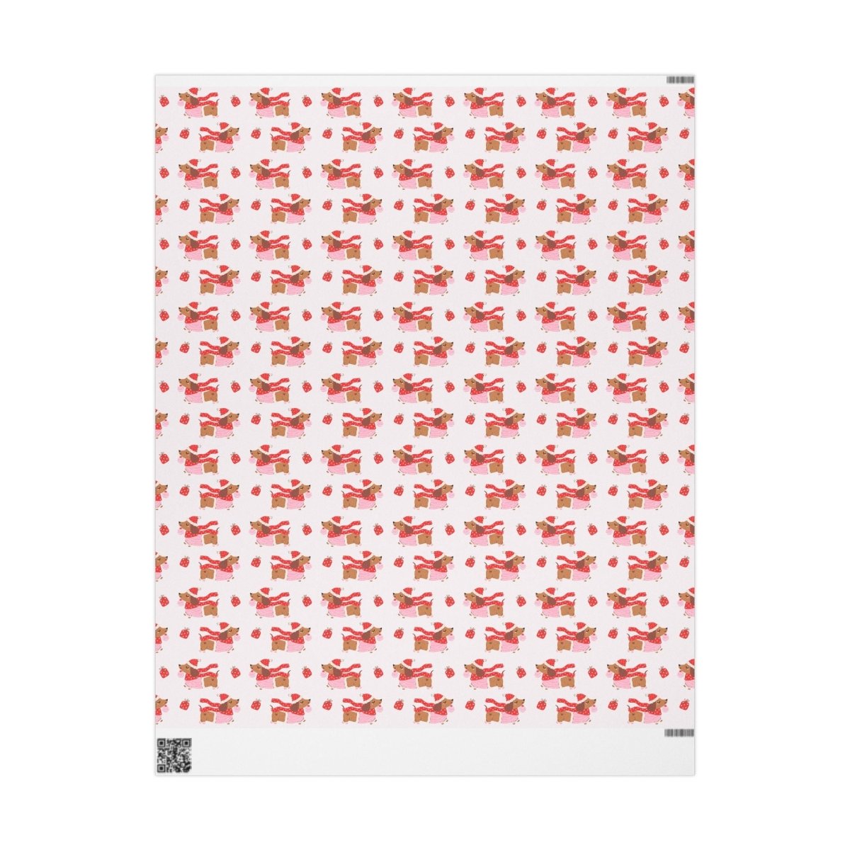 Dachshund Through the Snow – Cozy Pup Christmas Wrapping Paper